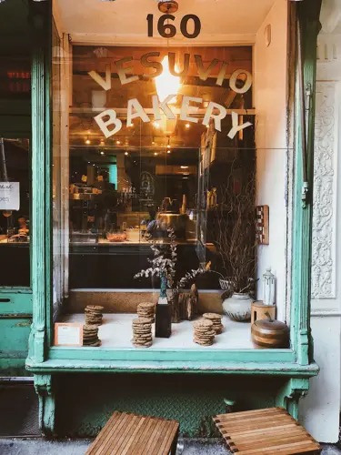 Local bakery storefront